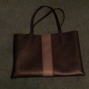NWOT - Vince Camuto Black & Grey "Lucky Tote"